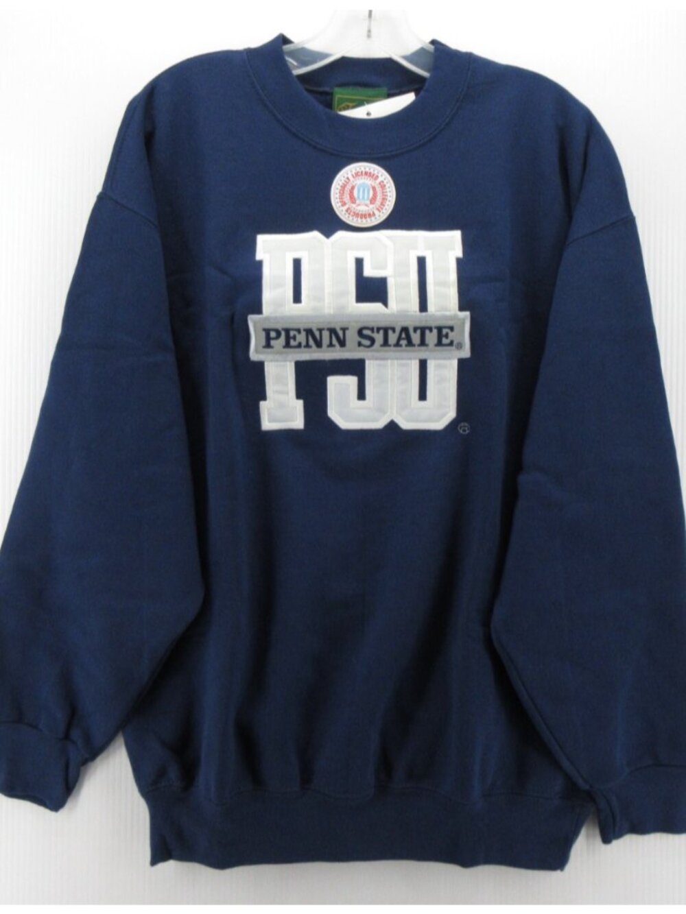 VINTAGE Penn State Nittany Lions Sweatshirt Large Travaux 90s USA NEW